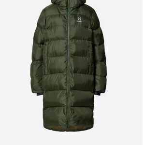 Women's Green Mimic Puffer Coat